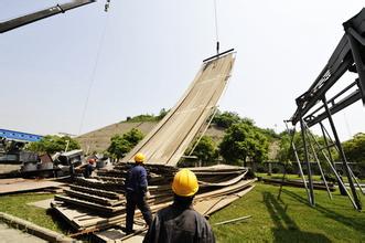 电除尘器改造现场 电除尘器改造现场